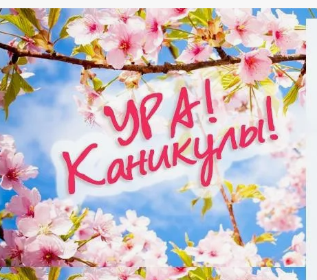 План весенних каникул.